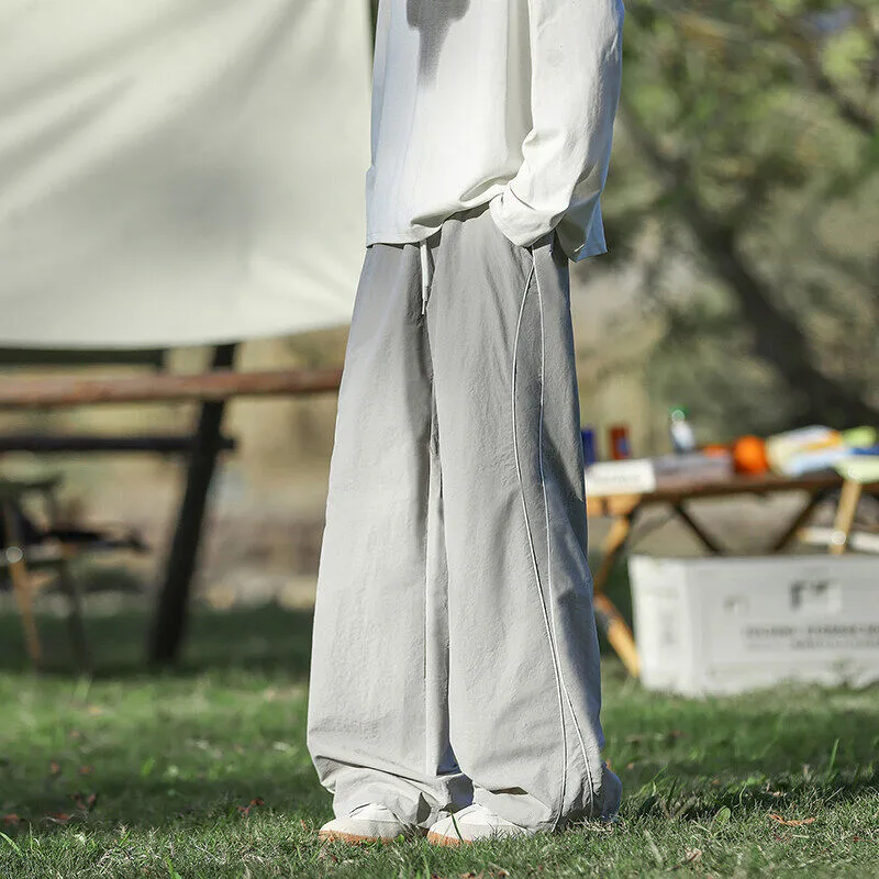 Men's Summer Casual Wide-Leg Parachute Pants