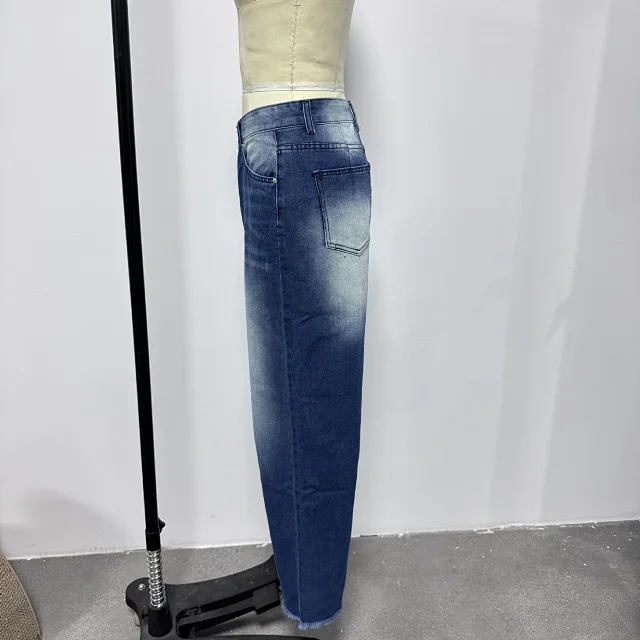 2025 Retro Wide-Leg Jeans for Women Detail