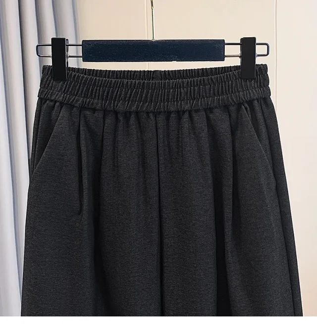 2025 Early Fall Korean Ruffled Wide-Leg Pants Detail