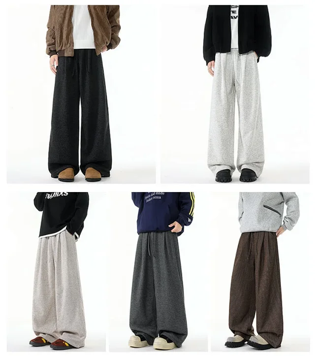 M - 6XL Men's Cleanfit Fluffy Joggers Detail