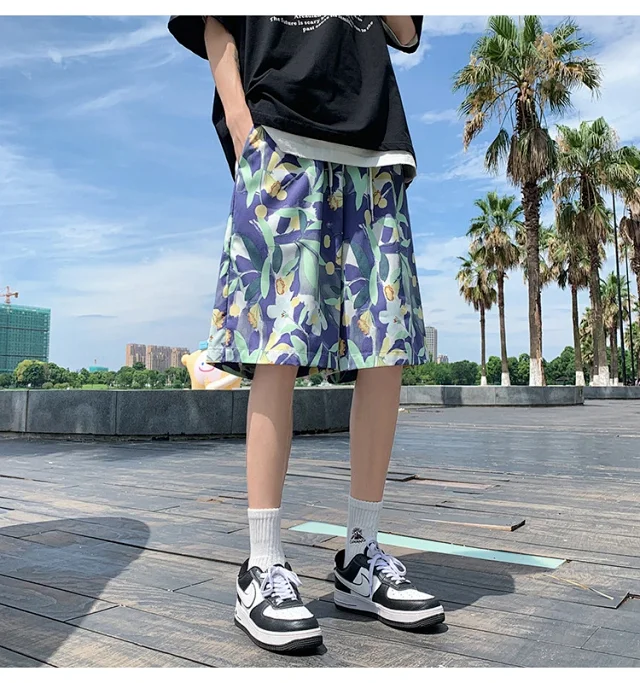 Men's Beach Shorts Swim Trunks Detail