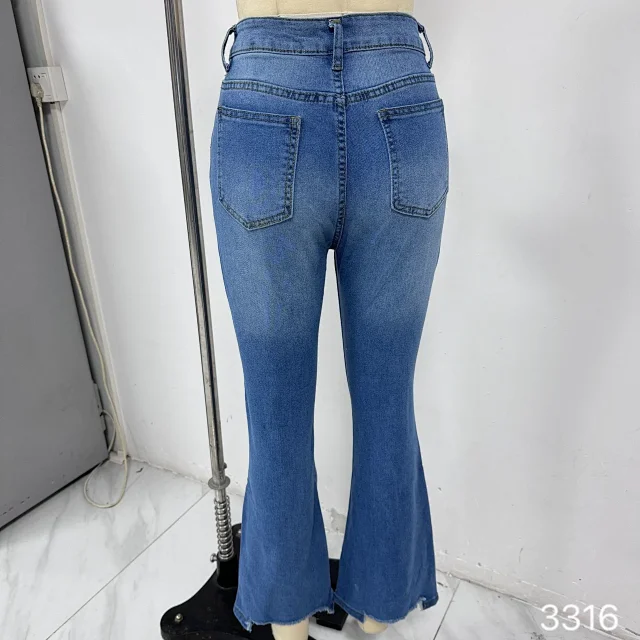 Vintage Stretch Jeans for Women Detail
