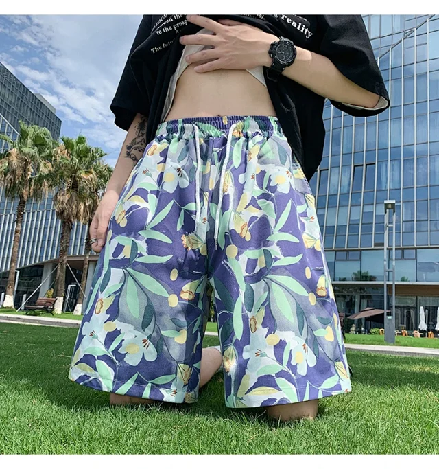 Men's Beach Shorts Swim Trunks Detail