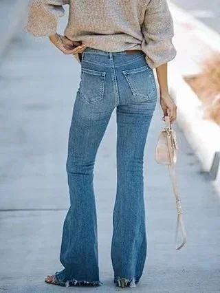 Vintage Stretch Jeans for Women Detail