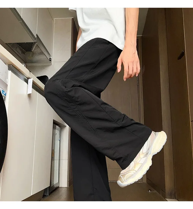Men's Laser - Holed Quick - Dry Ice Silk Pants Detail