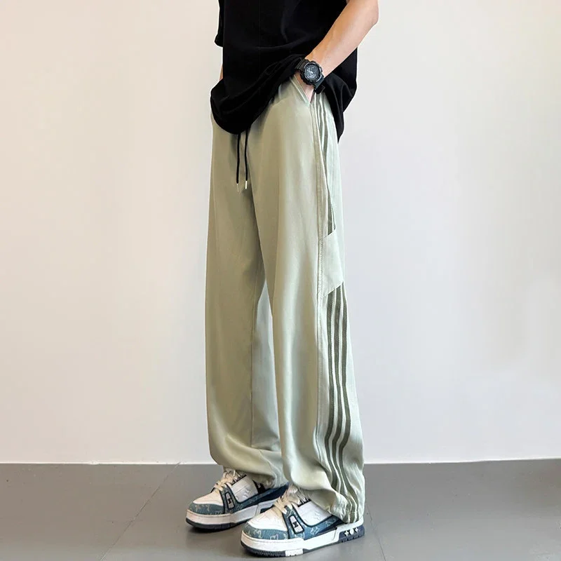 Men's 2025 Summer Straight Casual Pants