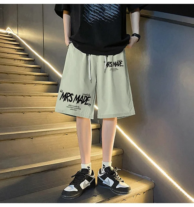 Men's Summer 2025 Oversize Straight Shorts Detail