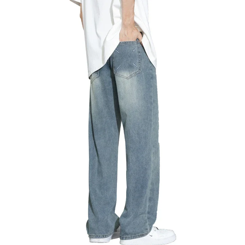 Vintage Straight-Wash Men's Jeans