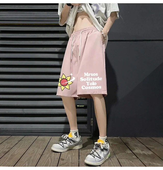 Men's 2025 Summer New Casual Denim Shorts Detail