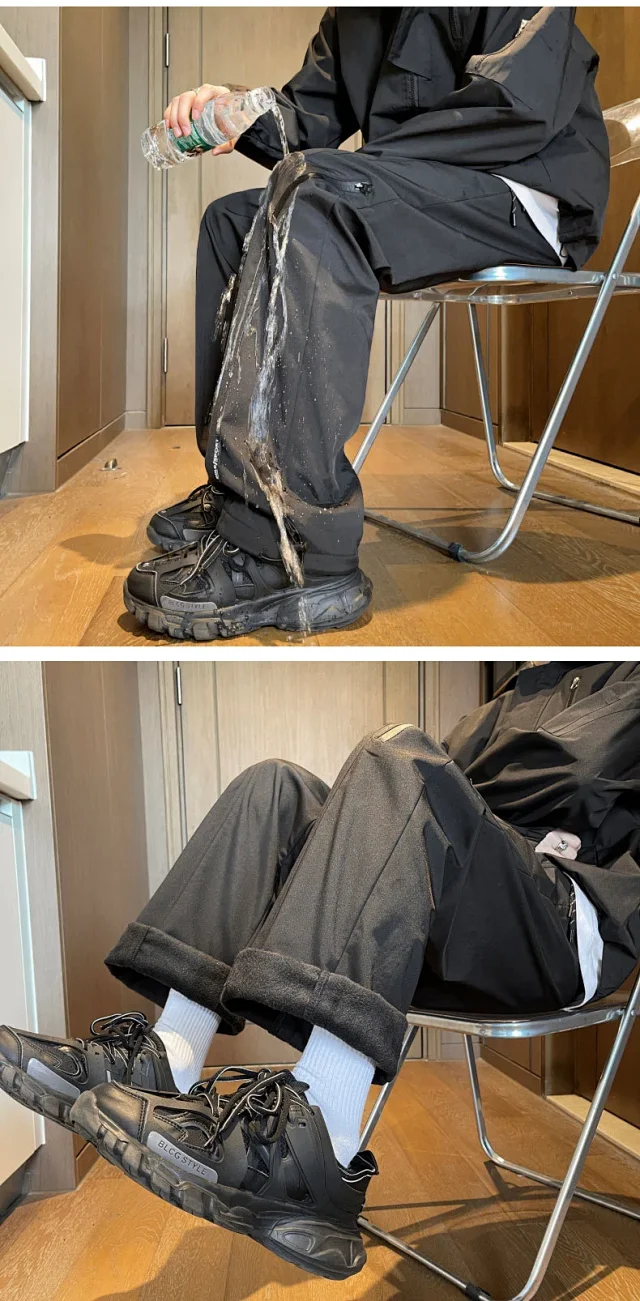 Men's Winter Fleece-lined Utility Pants Detail