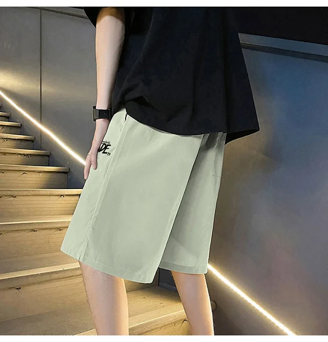Men's Summer 2025 Oversize Straight Shorts Detail