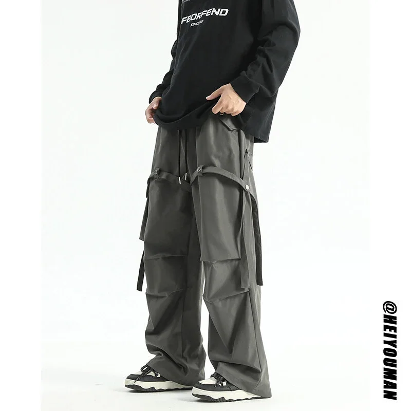 Men's Summer Oversize Straight Cargo Pants