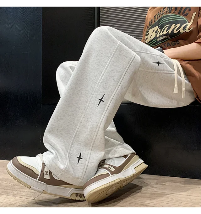 Men's Oversize Sweatpants - Autumn/Winter New Detail