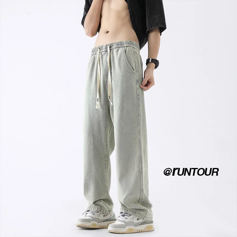Yellow - brown Jeans for Men (Summer Thin - style)