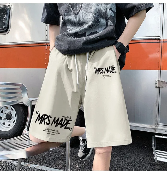 Men's Summer 2025 Oversize Straight Shorts Detail