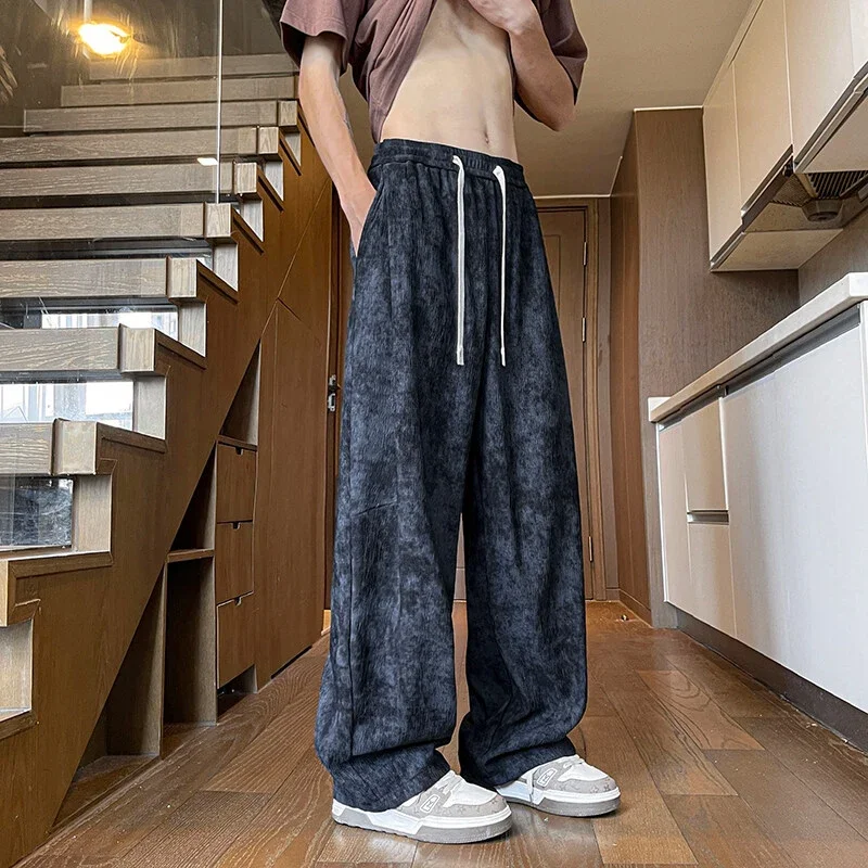 Men's Tie-Dye Ice Silk Pants