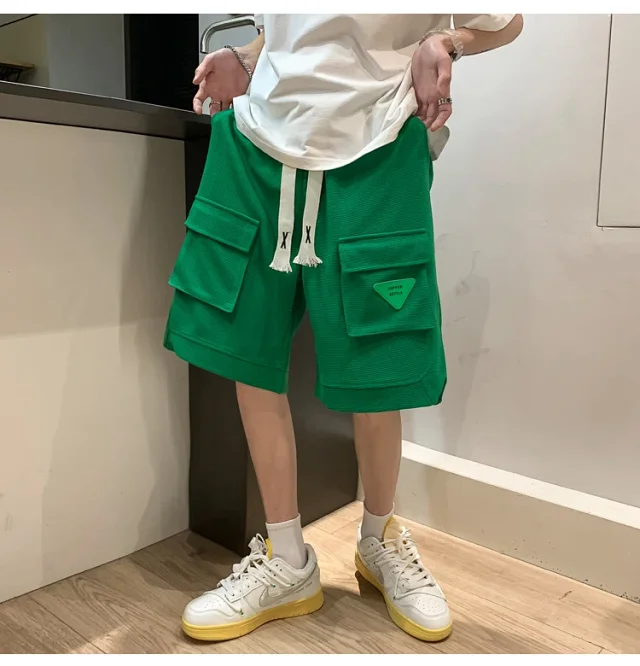 Oversize Men's Summer Athletic Shorts Detail