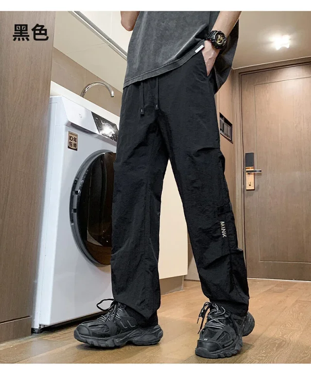 Men's Summer Retro Work Pants Detail