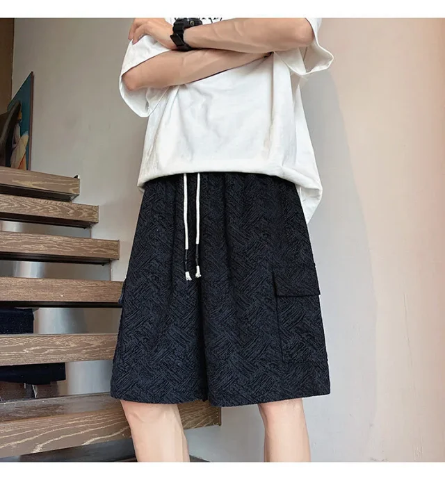 Tie-Dye Sporty Shorts for Men Detail