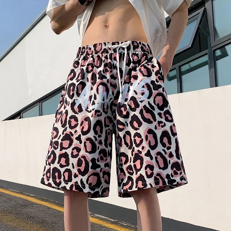 Men's Leopard Beach Shorts