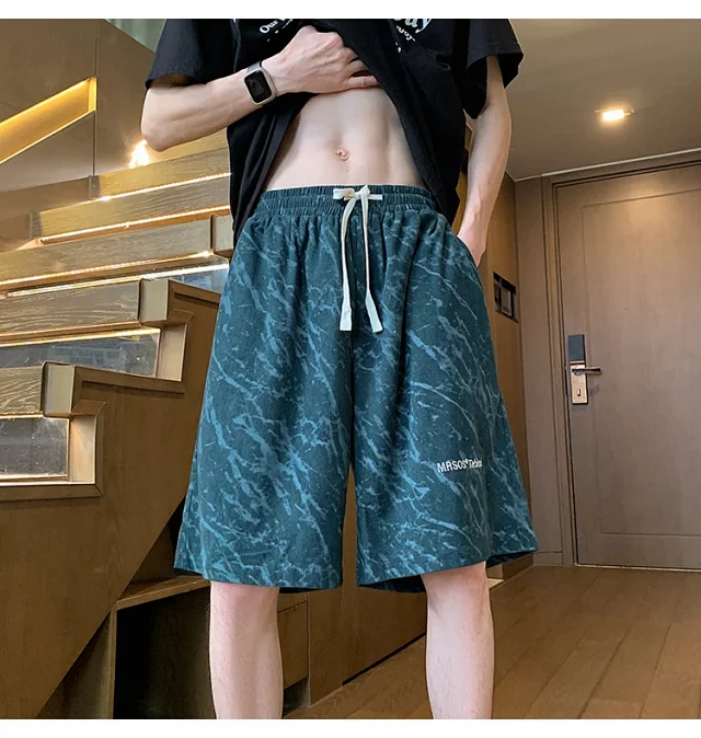 Men's 2025 Summer New Breathable Linen Shorts Detail