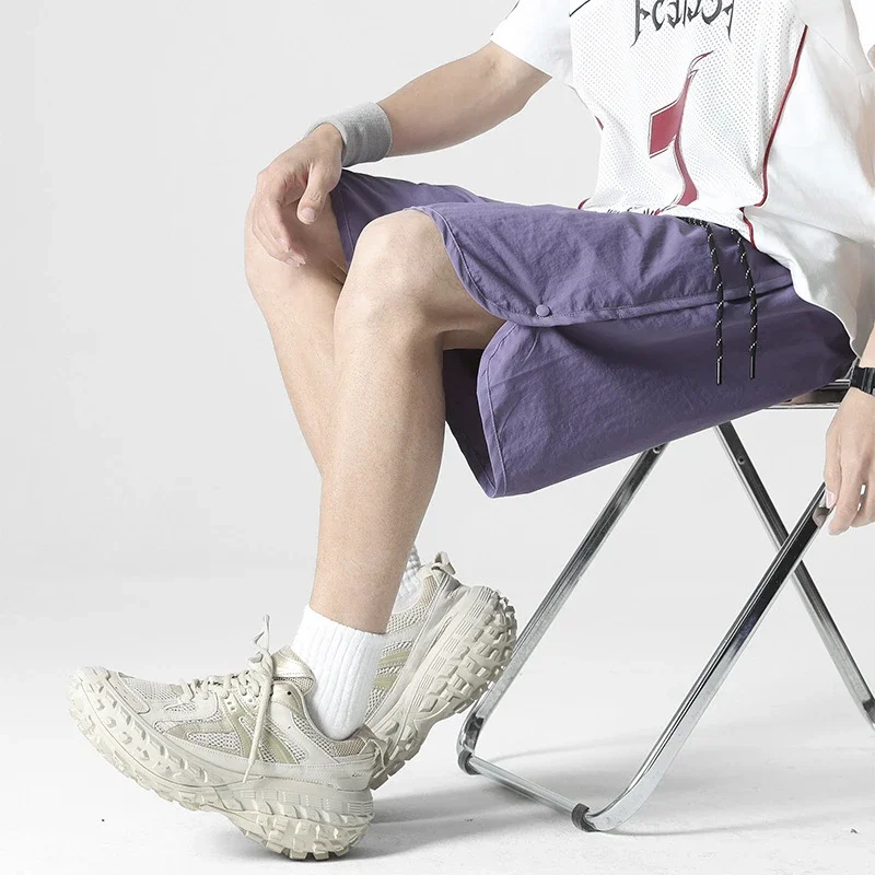 Men's Button - Paneled Quick - Dry Shorts
