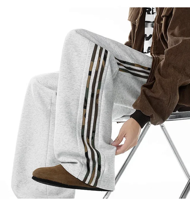 Men's Camo 3-Stripe Joggers for 2m Teens Detail