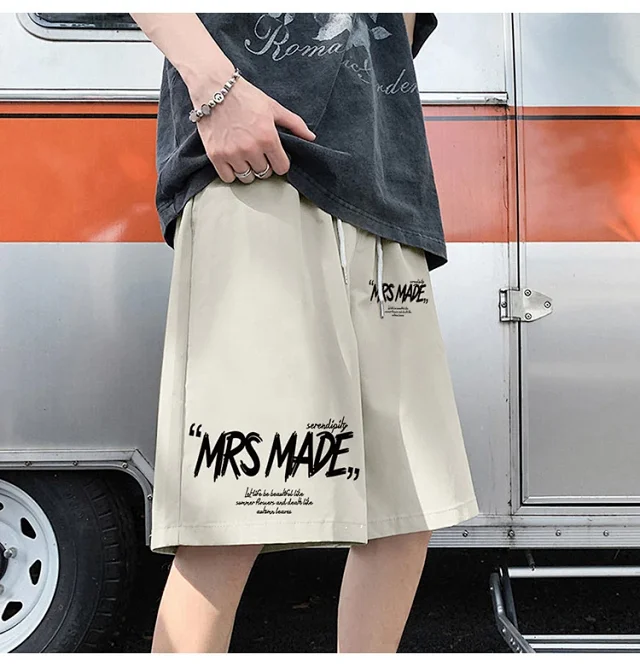 Men's Summer 2025 Oversize Straight Shorts Detail
