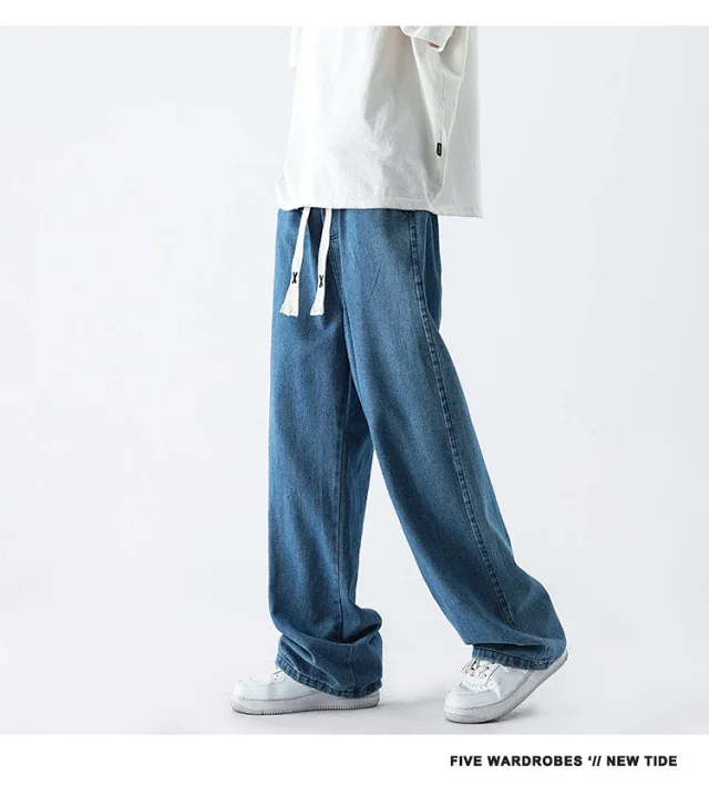 Yellow - brown Jeans for Men (Summer Thin - style) Detail