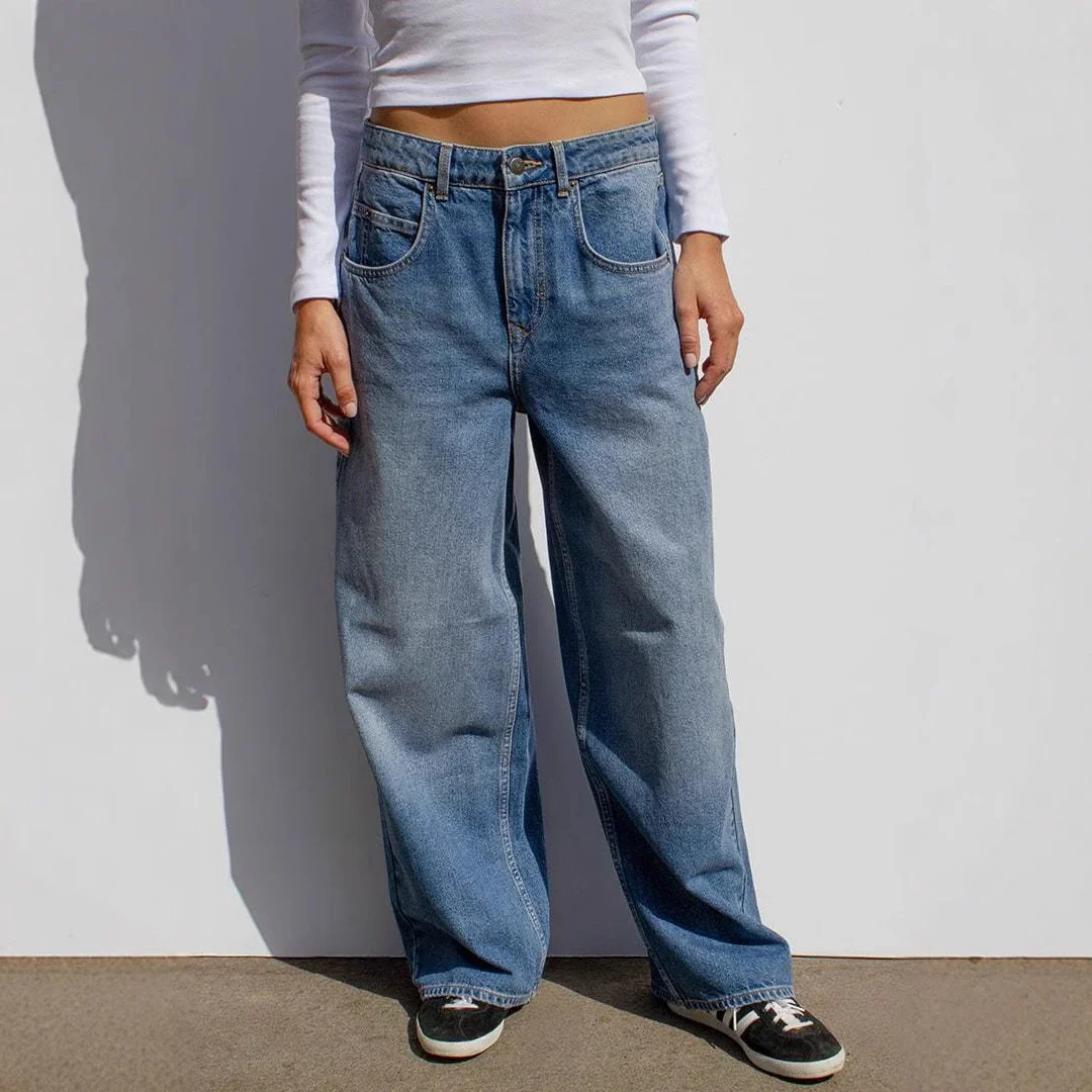 European American New Straight Jeans for Women