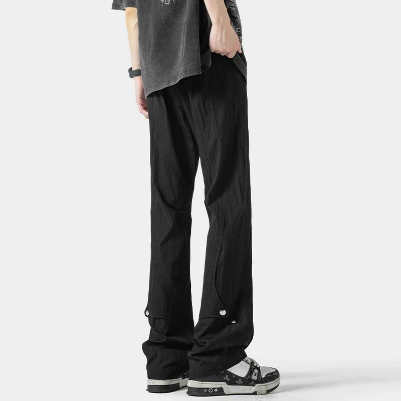 Men's Summer Ice Silk Parachute Pants
