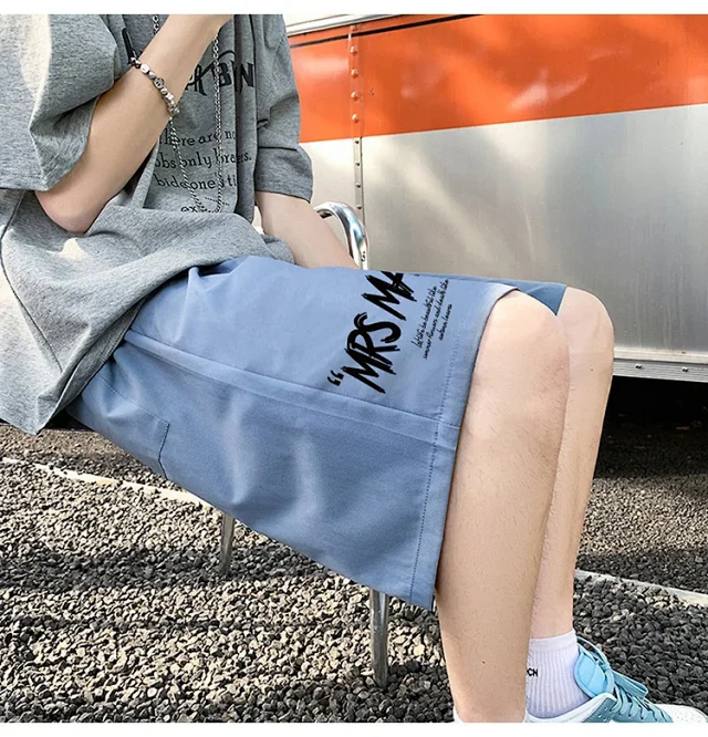 Men's Summer 2025 Oversize Straight Shorts Detail