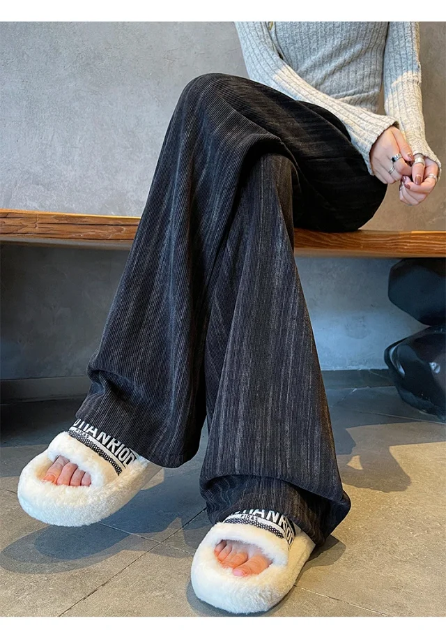Autumn Winter Women's Loose Pants Detail