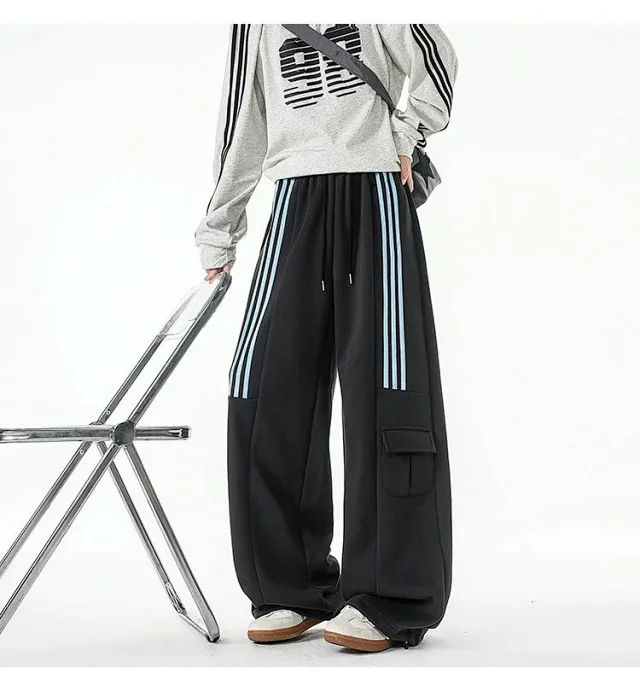 Men's Spring/Fall 190 Tall Loose Straight Sweatpants Detail