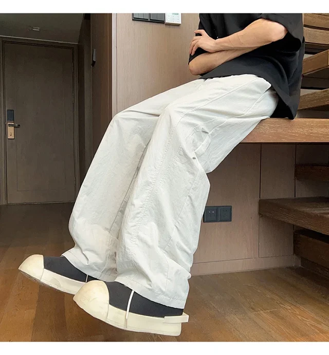 Men's Laser - Holed Quick - Dry Ice Silk Pants Detail