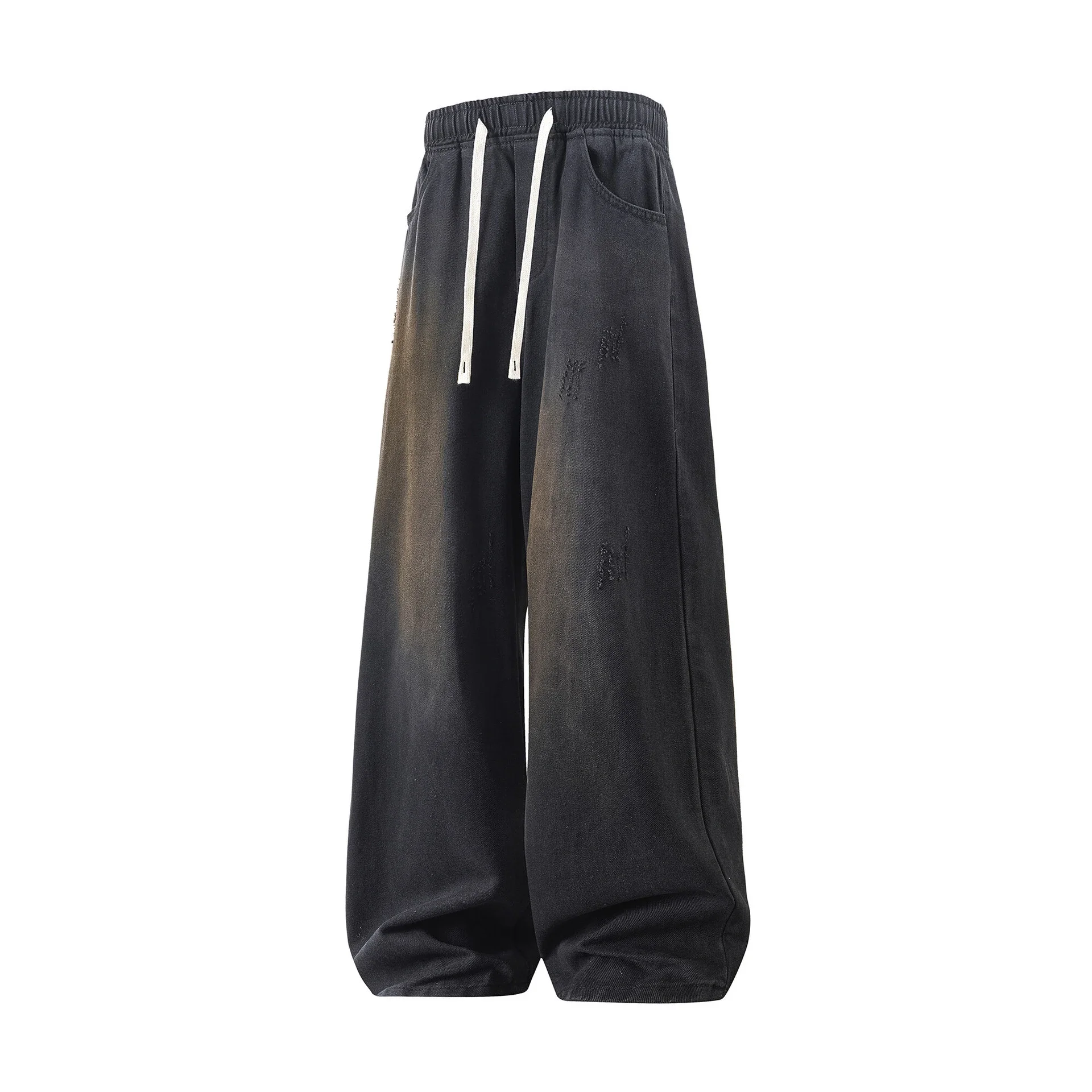 Men's Spring Loose Wide-leg Jeans
