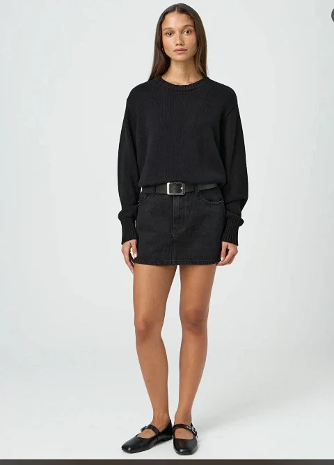 Manufacturer Direct: TEMU/SpeedSell/Amazon Slim Fit Casual Stretch Denim Mini Skirt for Women Detail