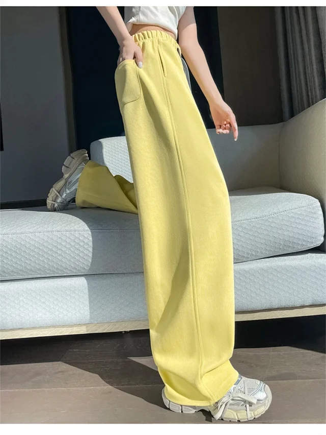 2025 New Drawstring One - Button Saber Pants Detail
