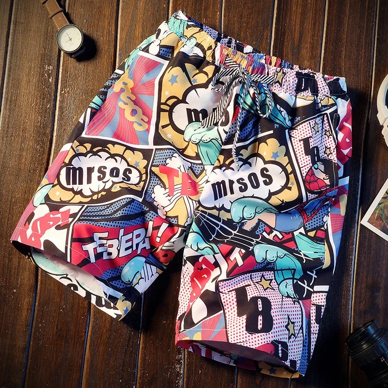 K167 Summer Loose Beach Pants for Men