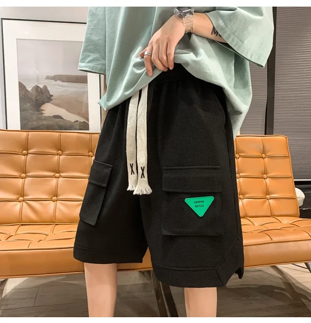 Oversize Men's Summer Athletic Shorts Detail