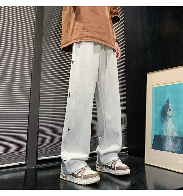 Men's Oversize Sweatpants - Autumn/Winter New Detail