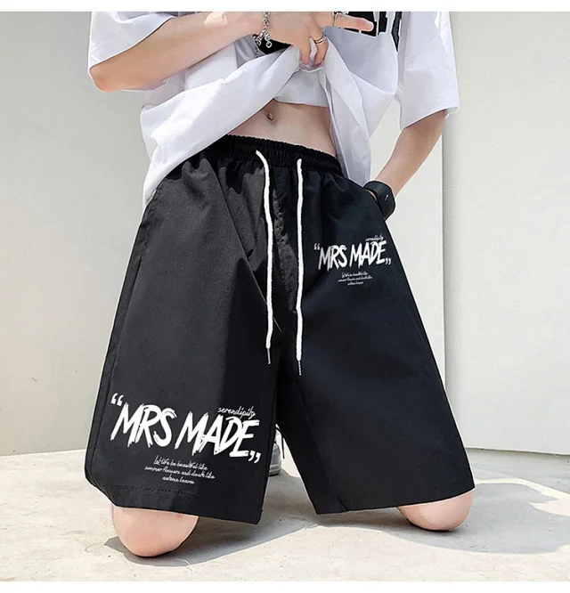 Men's Summer 2025 Oversize Straight Shorts Detail