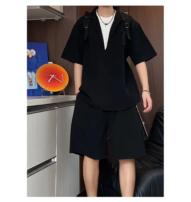 Men's Summer Ice Silk 2-in-1 Set Detail