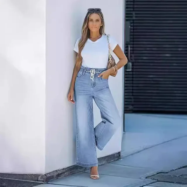 2025 Amazon Women's Wide - Leg Y2K Jeans Detail