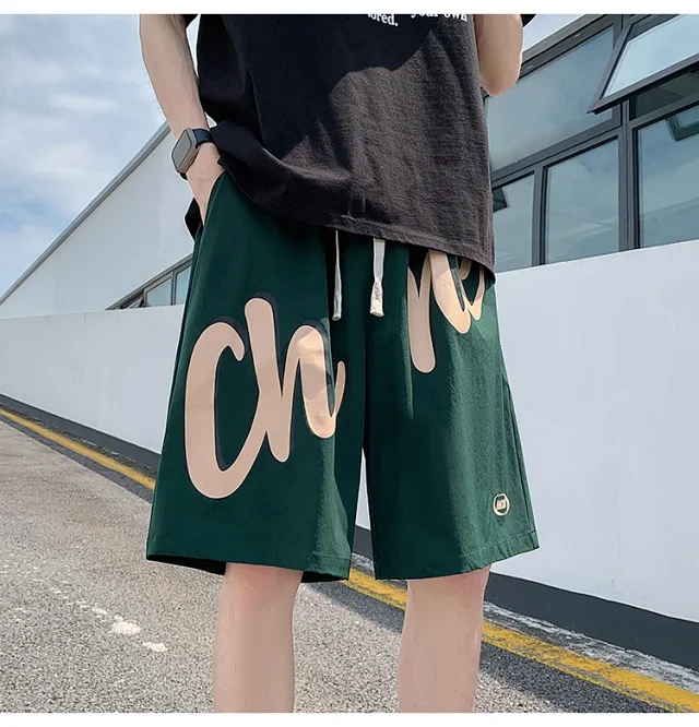 2025 Summer Men's Ice Silk Shorts Detail