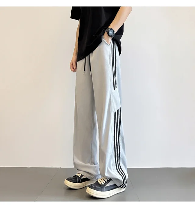 Men's 2025 Summer Straight Casual Pants Detail