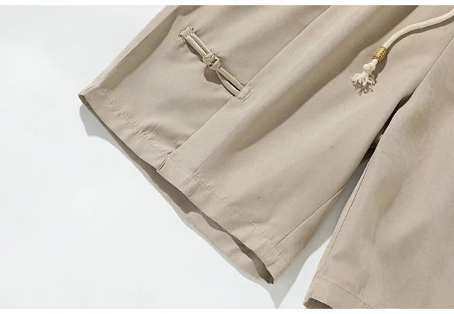 Men's Chinese-style Summer Shorts Detail