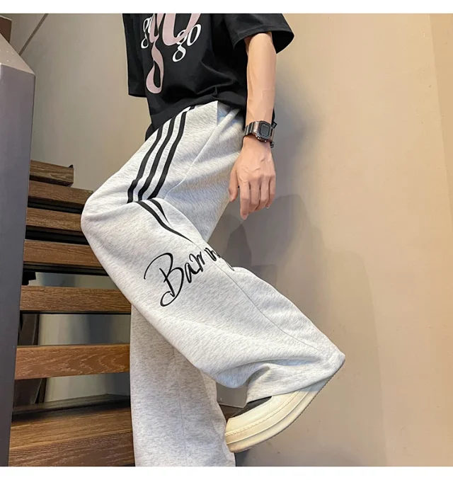 2025 Men's Oversize Wide-Leg Pants Detail