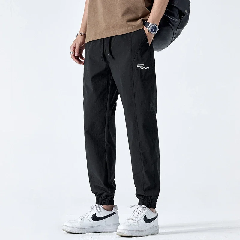 2025 Summer Ice Silk Joggers