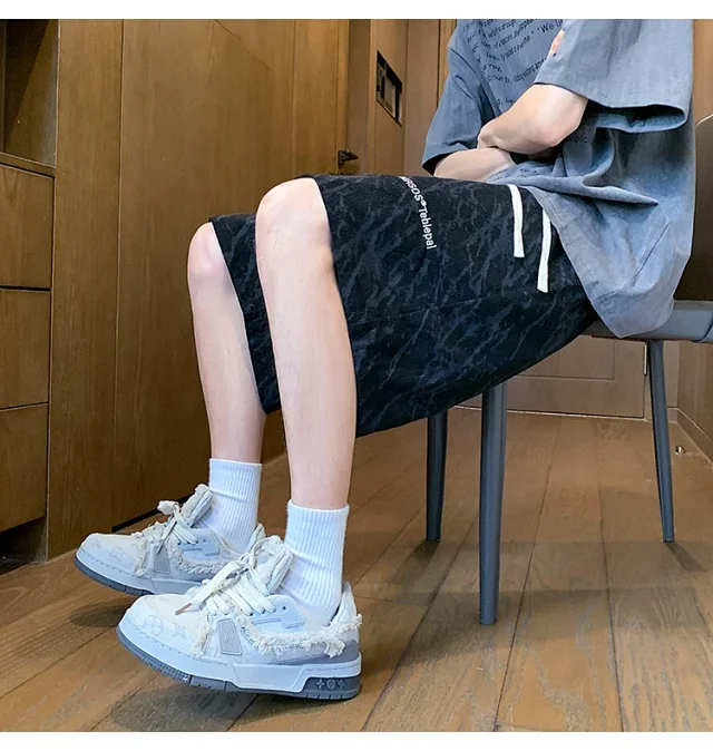 Men's 2025 Summer New Breathable Linen Shorts Detail